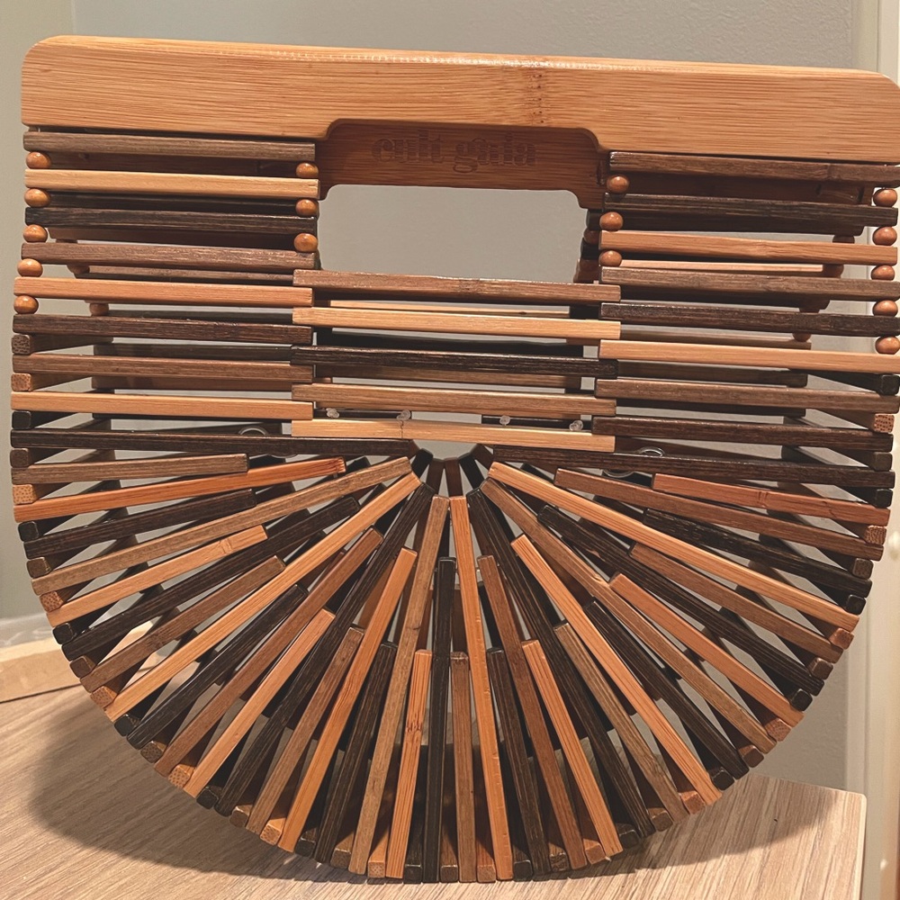 Cult Gaia Ark Small Top Handle Bag